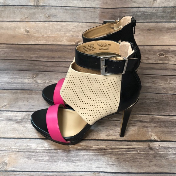 Juicy Couture Nude and Pink Heels - Picture 3 of 7